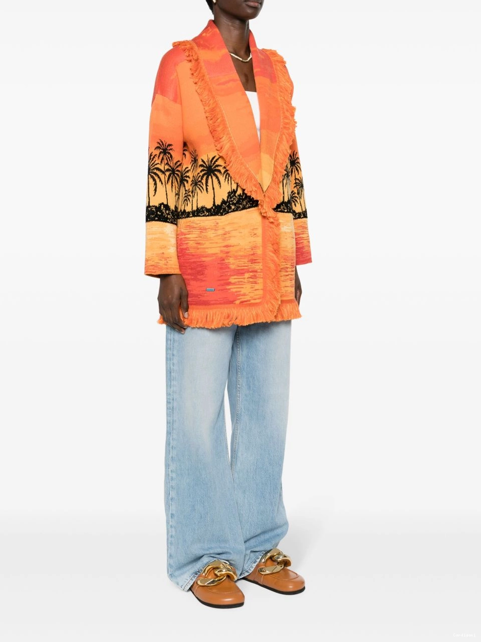 Affordable sunset-print Alanui Keralda cardigan Women 0414